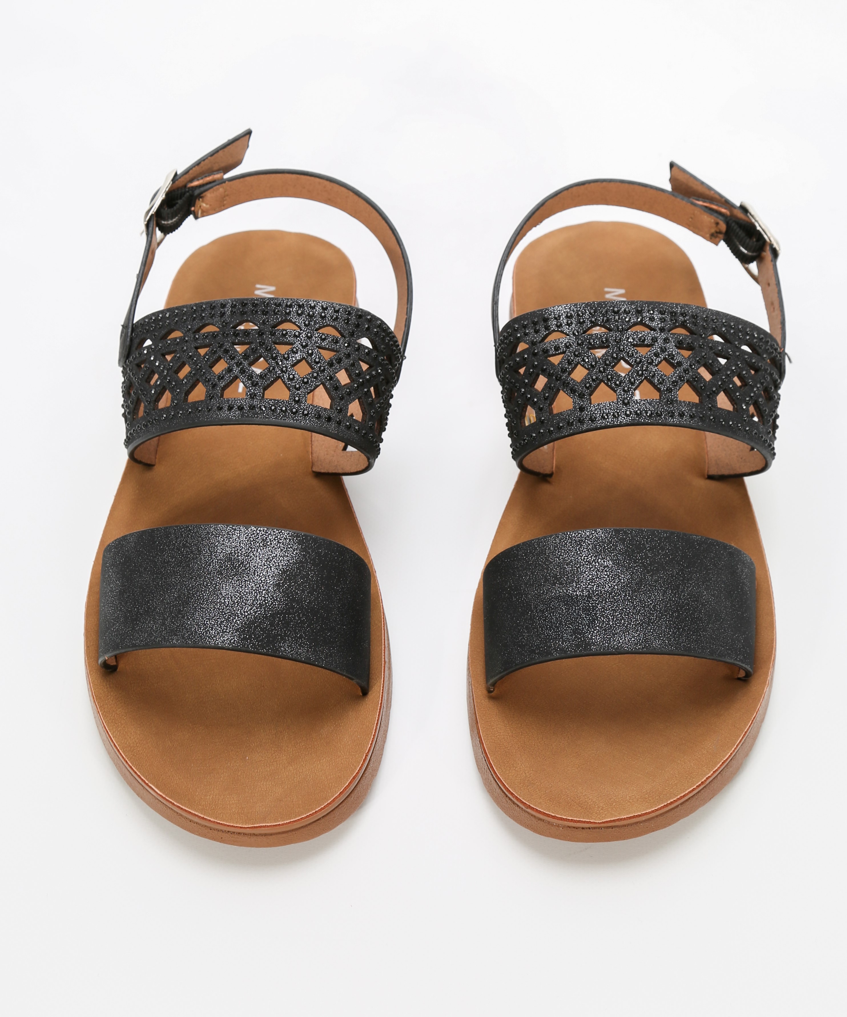 Sand&aacute;lia rasa strass image number null